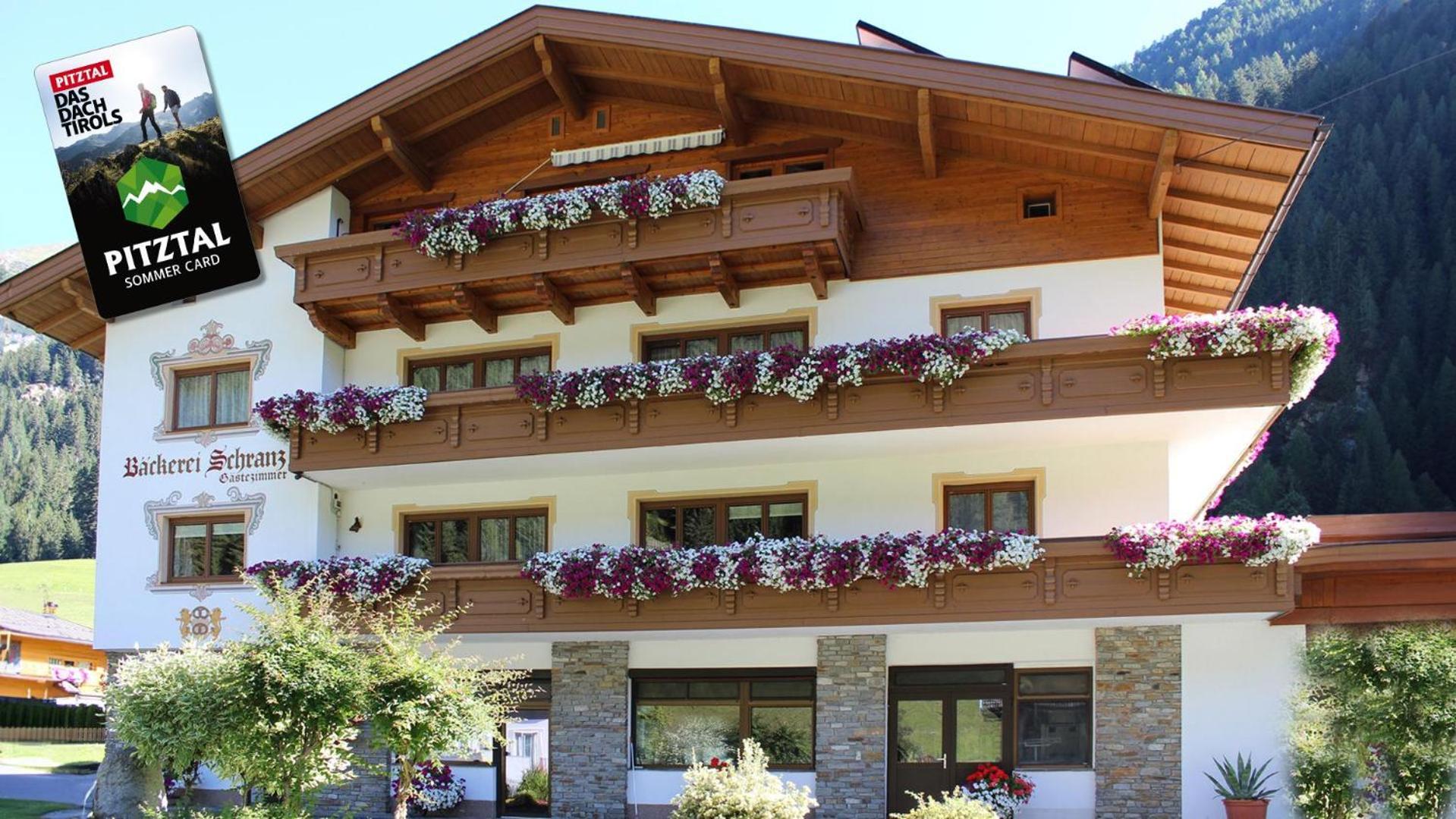 Baeckerei Schranz Bed and Breakfast Sankt Leonhard im Pitztal Eksteriør billede